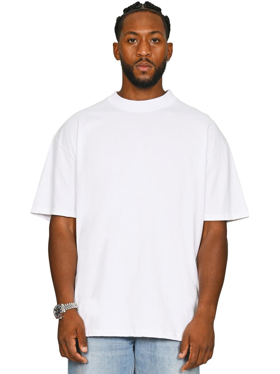 Ringspun Combed 220 Oversize Extended Neck Tall T — White
