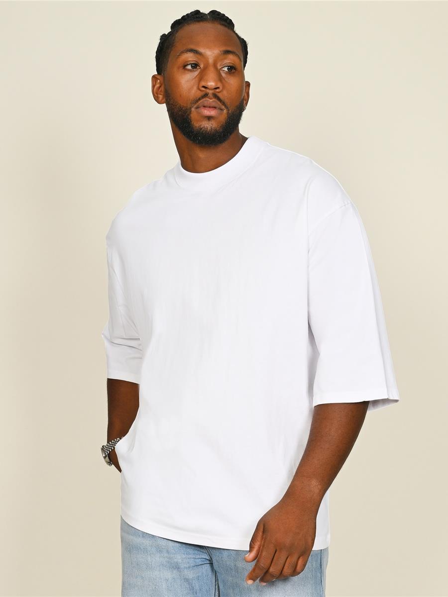 Ringspun Combed 220 Oversize Extended Neck Half Sleeve T