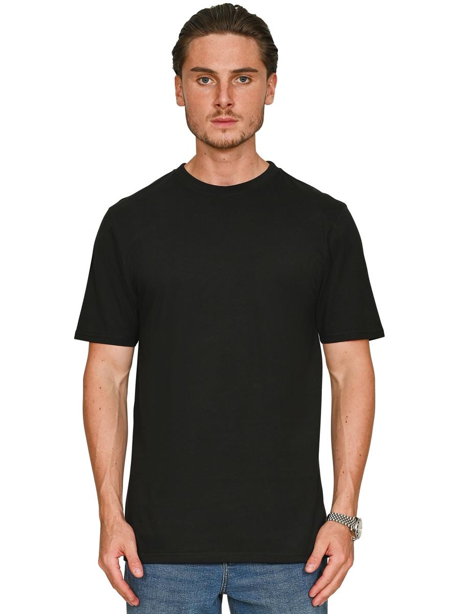 Ringspun Combed 180 Slim Tall T — Black