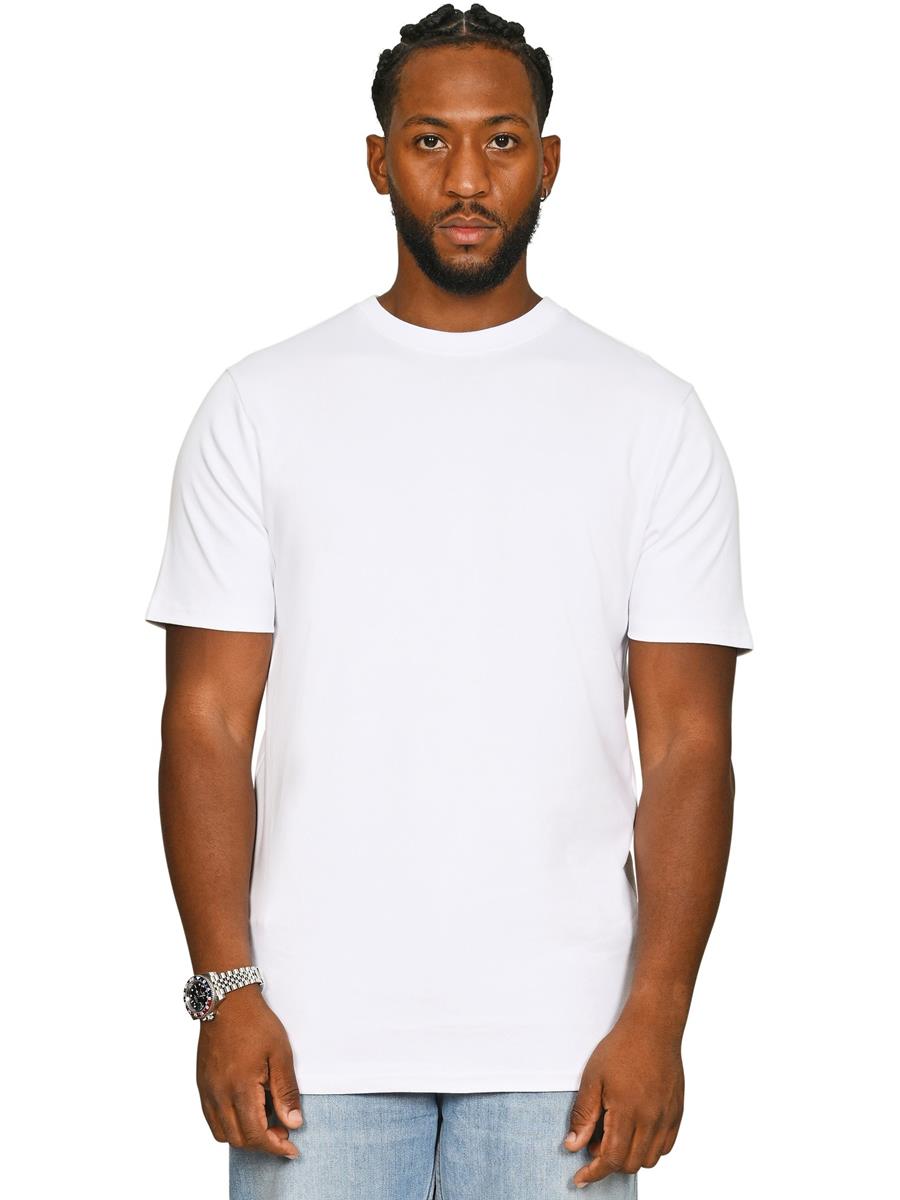 Ringspun Combed 240 Slim Interlock Tall T — White