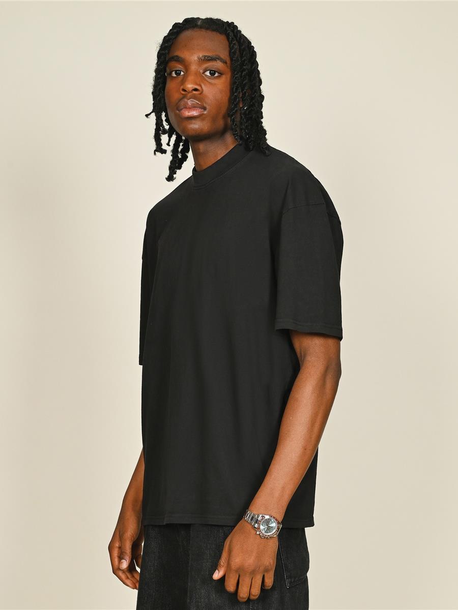 Ringspun Combed 180 Acid Wash Oversize Extended Neck T