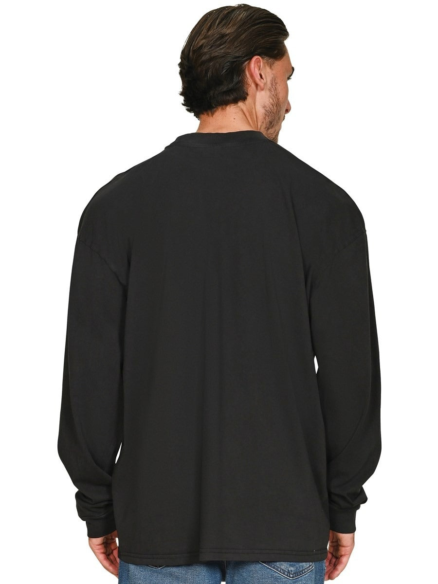 Core Combed 180 Acid Oversize Fit Extended Neck L/S Tee Tall Adult