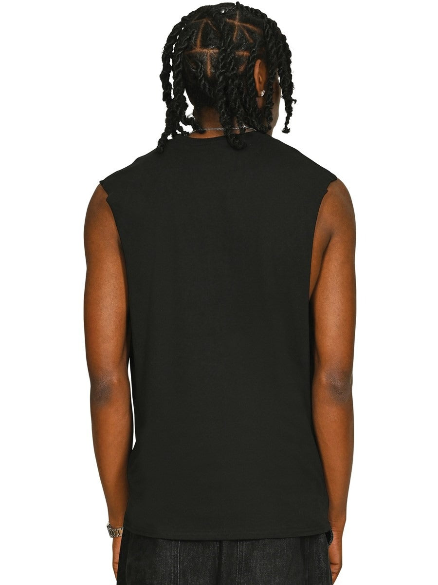 Core Ringspun 150 Regular Fit Raw Edge Droparm Tank Adult