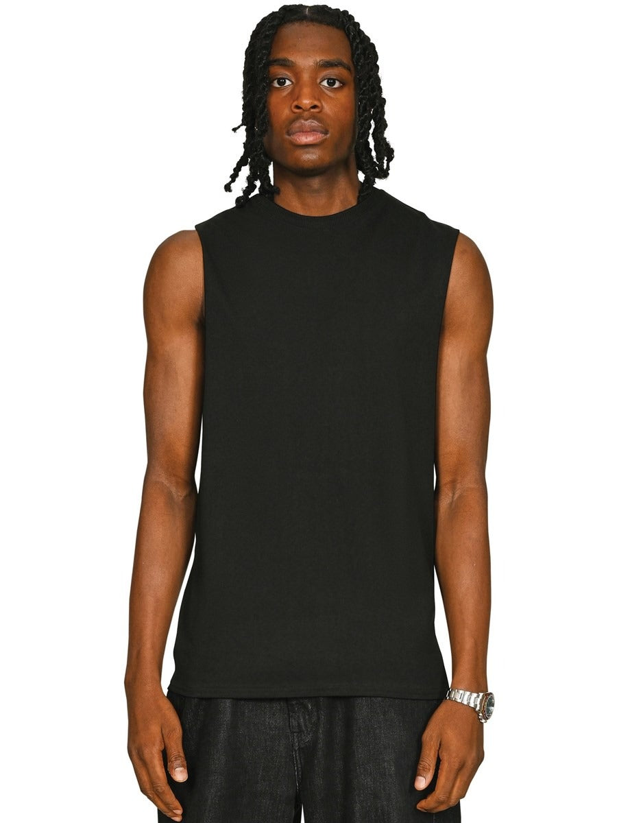 Core Ringspun 150 Regular Fit Raw Edge Droparm Tank Adult
