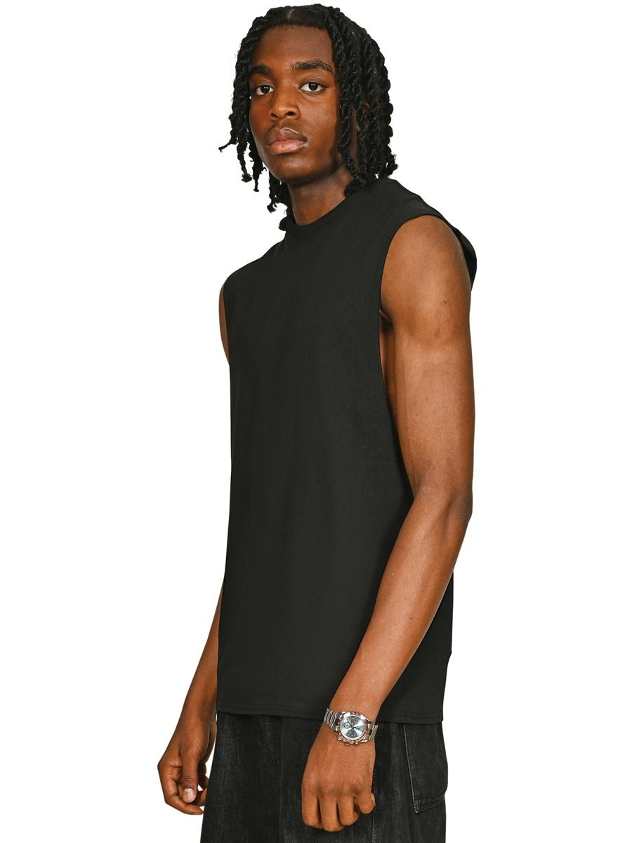 Core Ringspun 150 Regular Fit Raw Edge Droparm Tank Adult