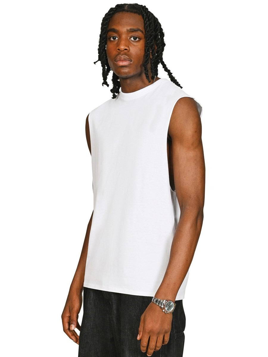 Core Ringspun 150 Regular Fit Raw Edge Droparm Tank Adult