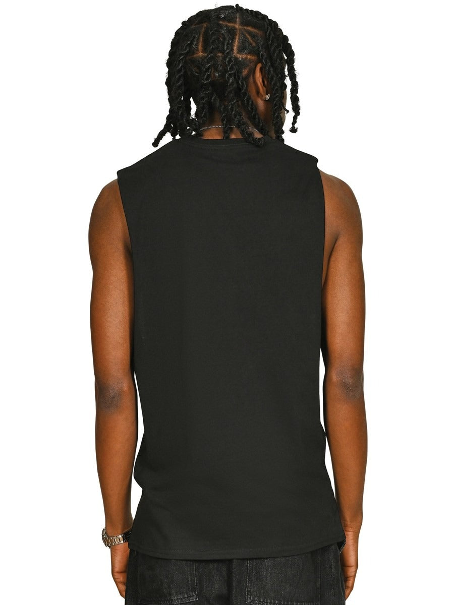 Core Ringspun 150 Regular Fit Raw Edge Droparm Tank Tall Adult