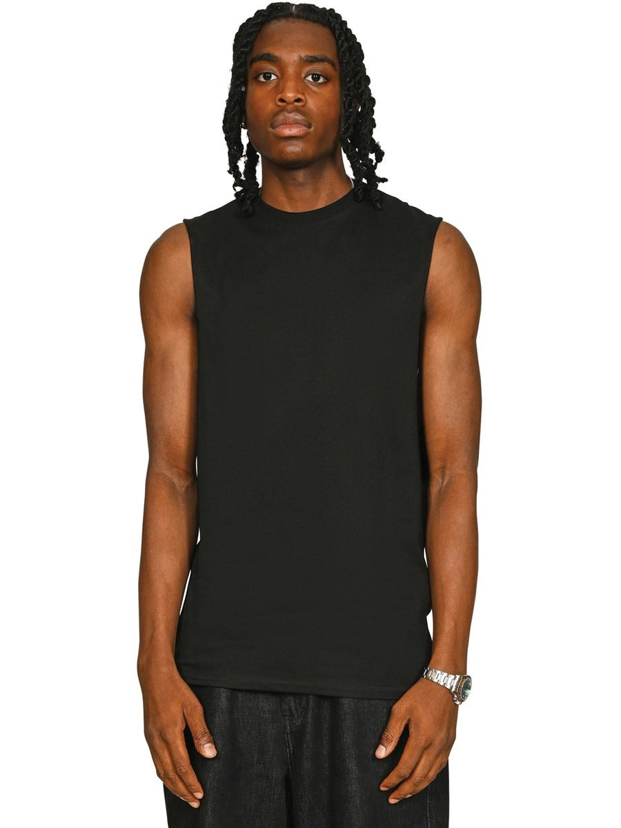 Core Ringspun 150 Regular Fit Raw Edge Droparm Tank Tall Adult
