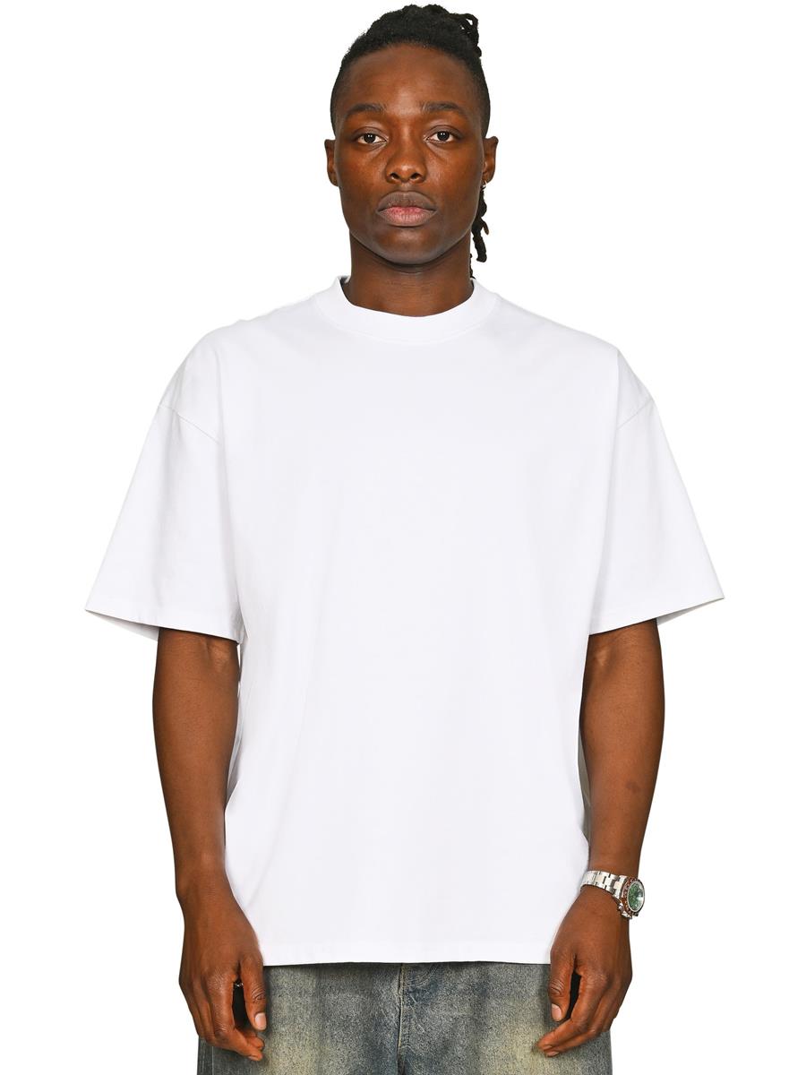 Supreme Organic Combed 350 Oversize Extended Neck T — White
