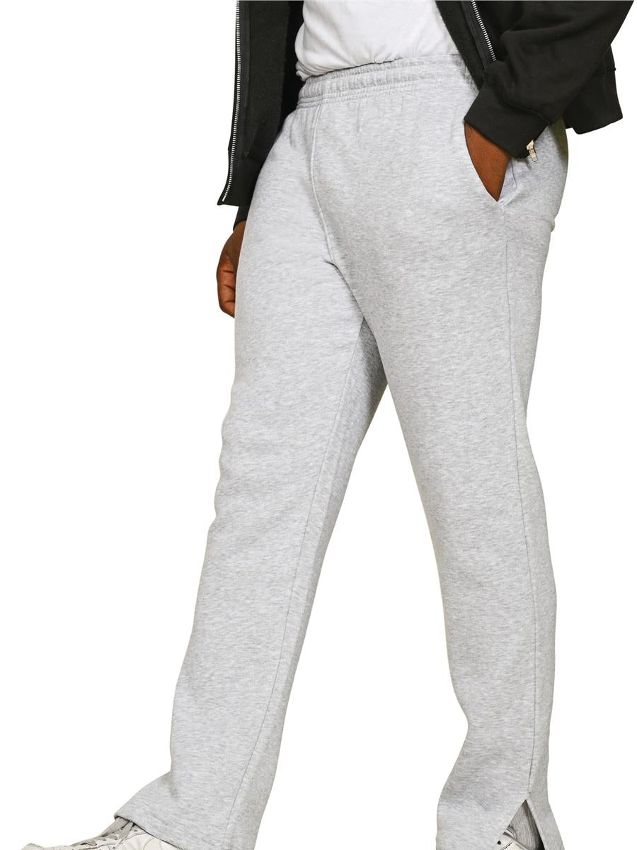 Premium Combed Core 280 Split Hem Jogpant Regular — Heather Grey