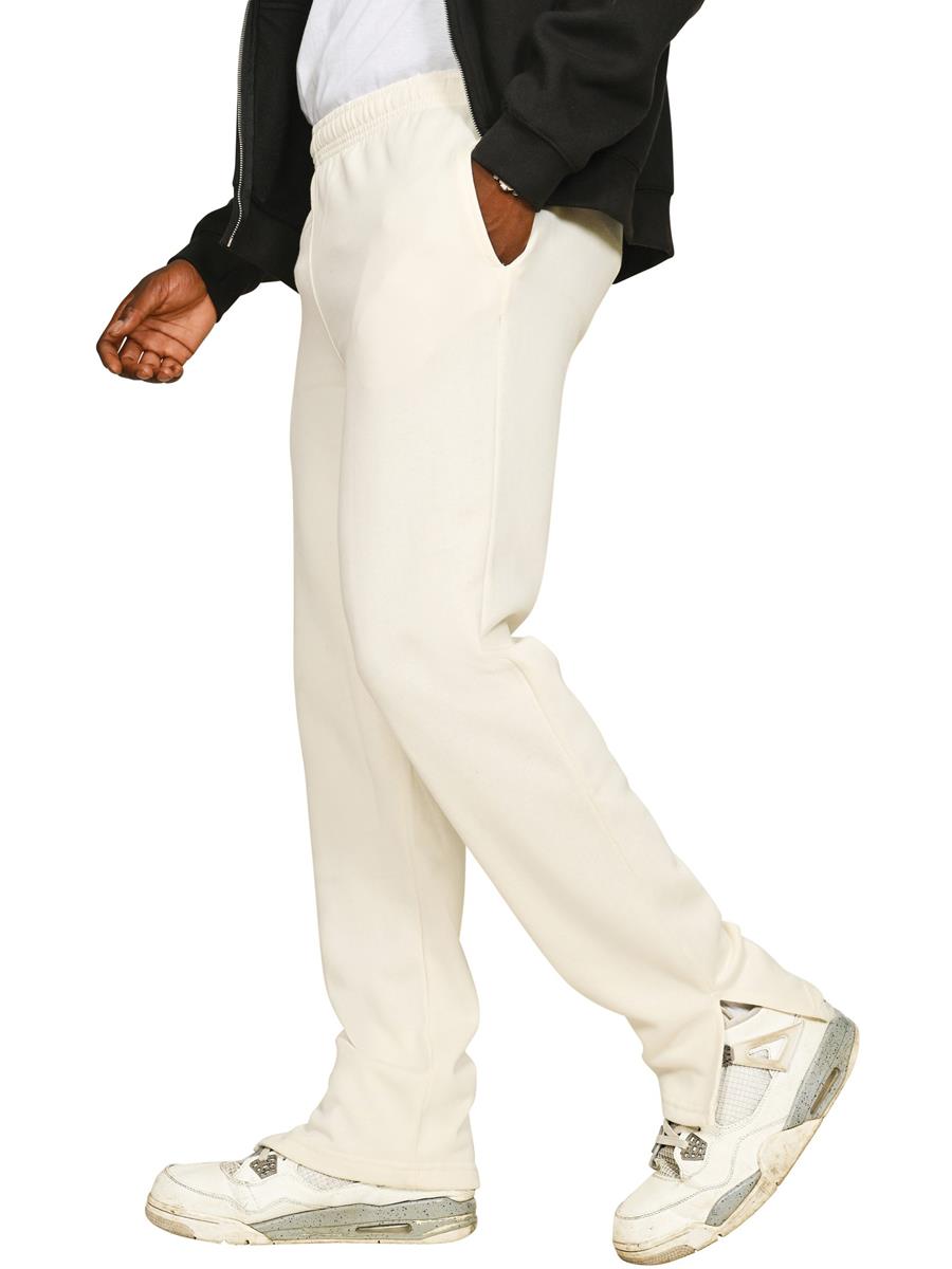 Premium Combed Core 280 Split Hem Jogpant Regular — Ecru