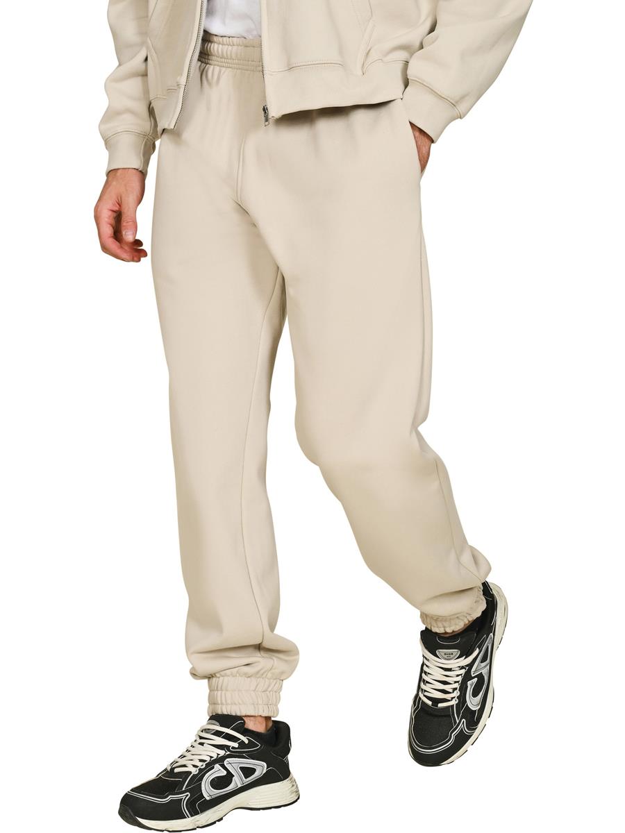 Premium Combed 450 Jogpants Regular — Stone
