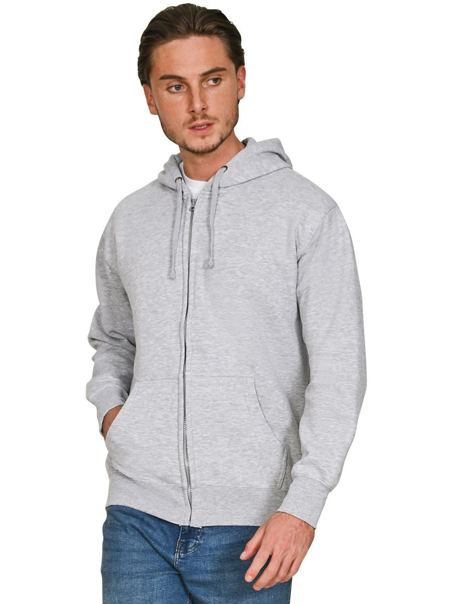 Zip Hood — Sport Grey