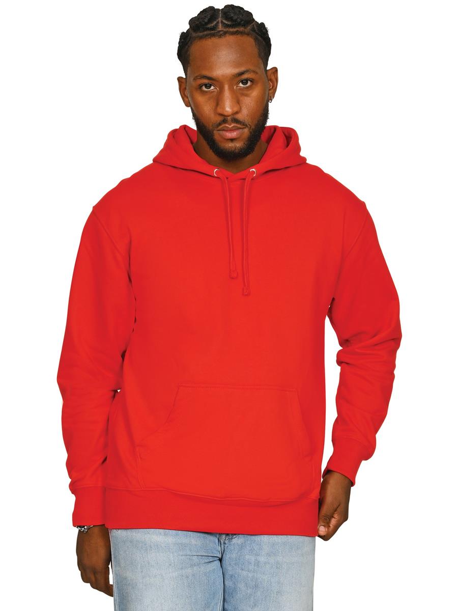 Ringspun Blended Hood — Red