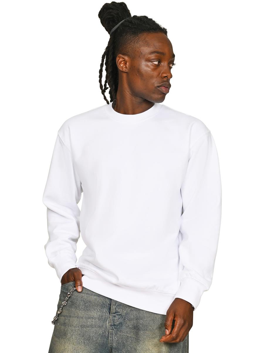 Ringspun Blended Sweat — White