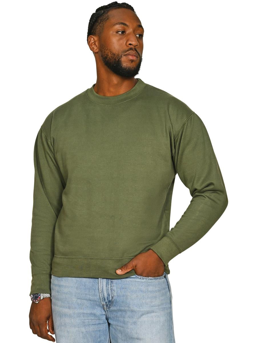 Ringspun Blended Sweat — Military Green