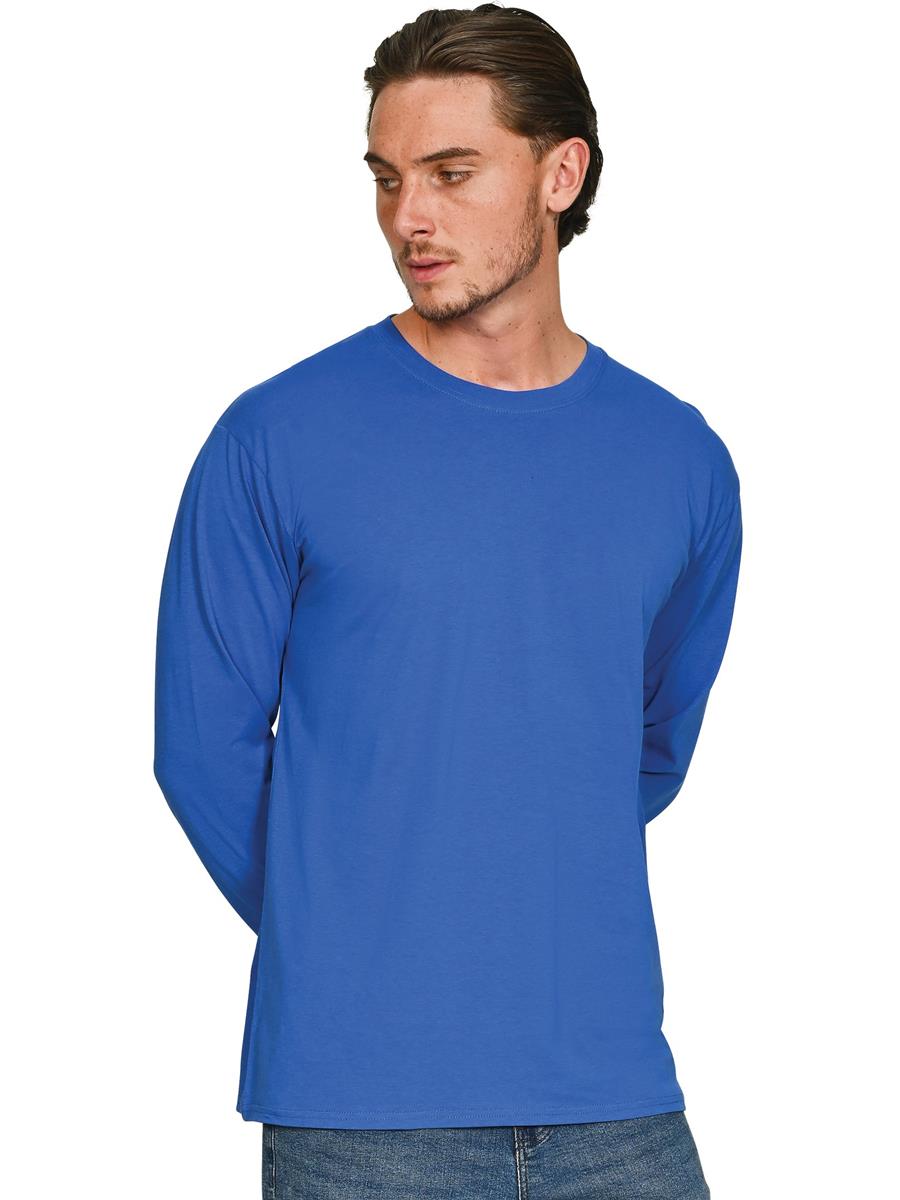 Ringspun Longsleeve T-Shirt 150 — Royal