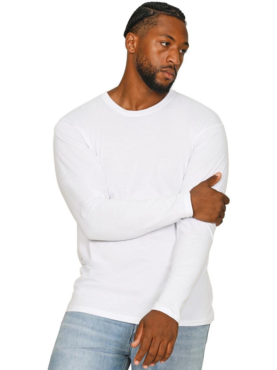 Ringspun Longsleeve T-Shirt 150 — White