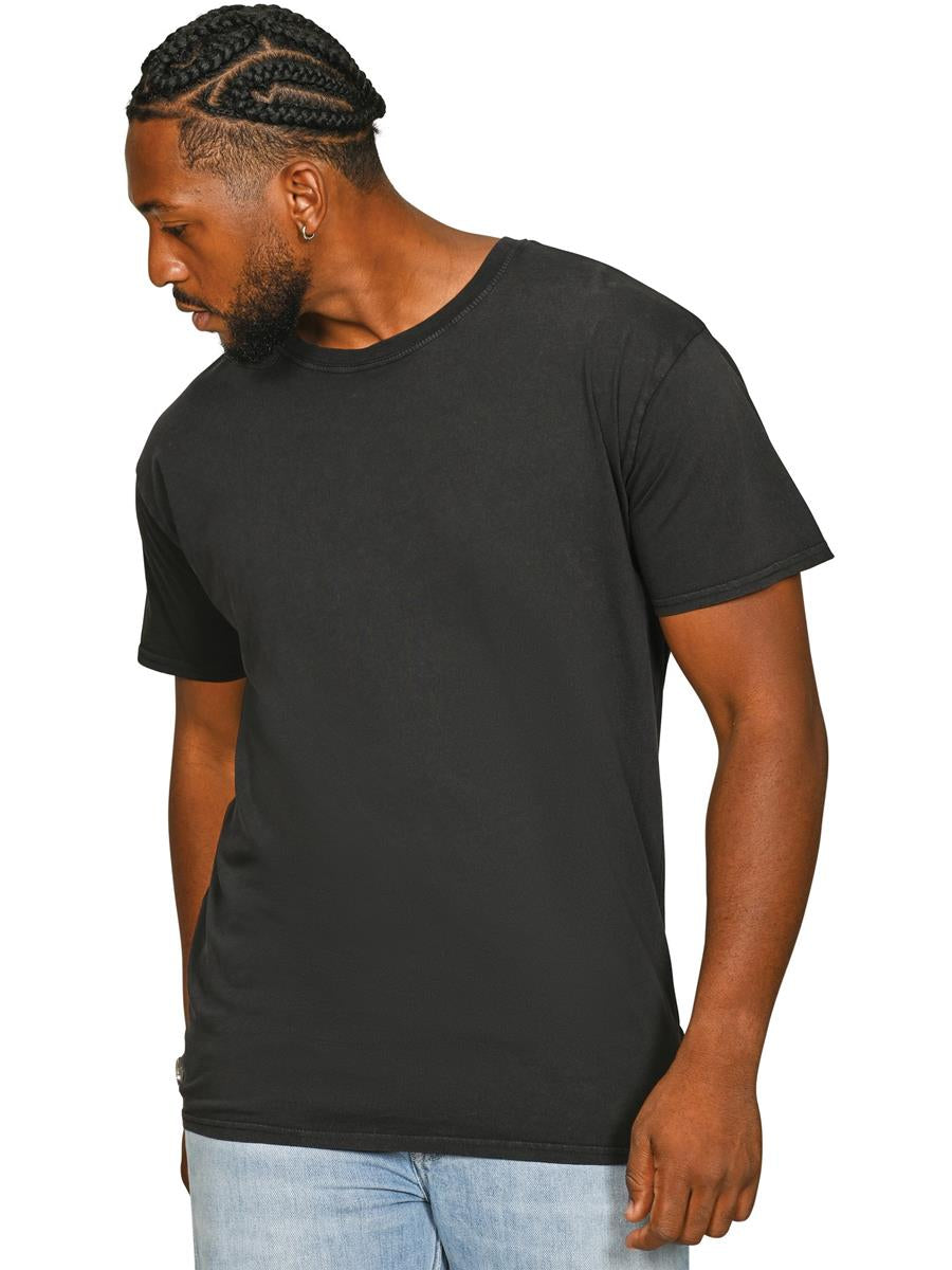 Ringspun 150 Acid Wash T — Acid Black