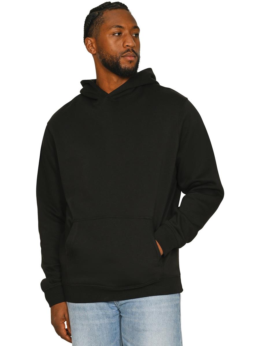 Premium Combed 280 Core Hood Tall — Black
