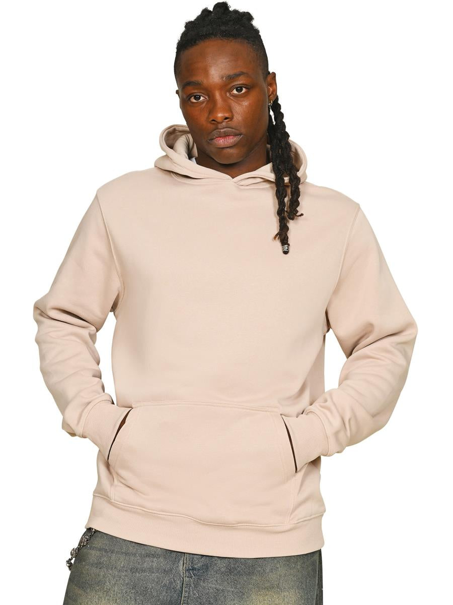 Premium Combed 280 Core Hood Tall — Sand
