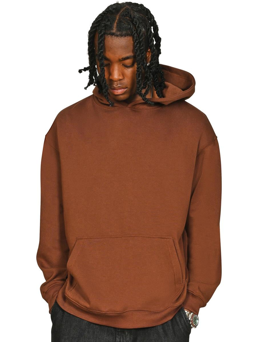 Premium Combed 280 Core Oversize Hood — Chocolate