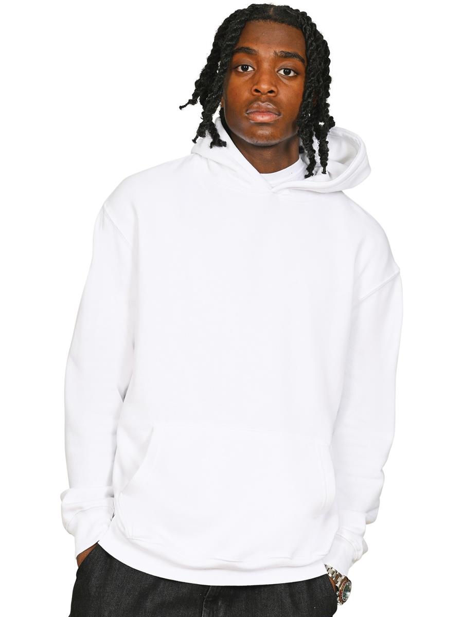 Premium Combed 280 Core Oversize Hood — White