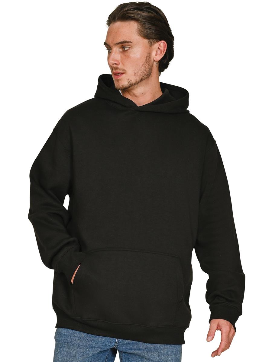 Premium Combed 280 Oversize Hood Tall — Black