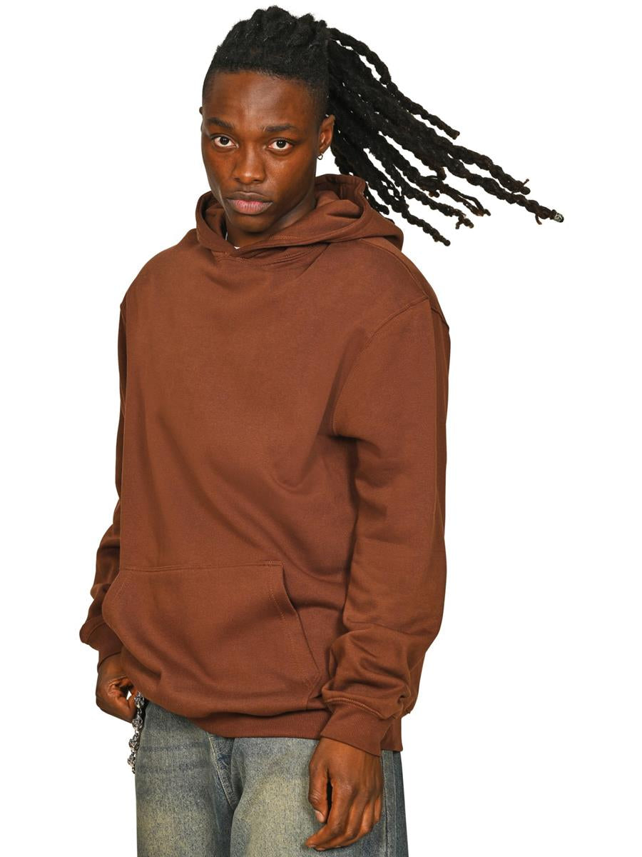 Premium Combed 280 Oversize Hood Tall — Chocolate