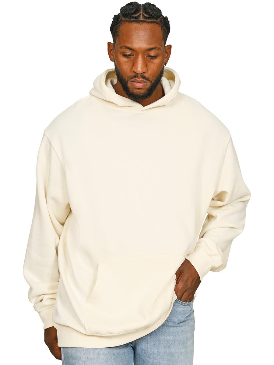 Premium Combed 280 Oversize Hood Tall — Ecru