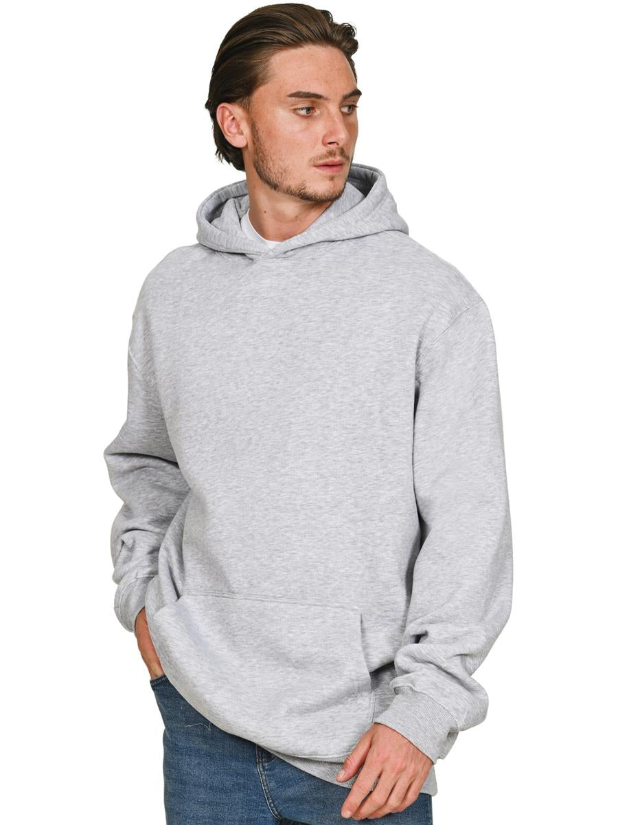 Premium Combed 280 Oversize Hood Tall — Heather Grey