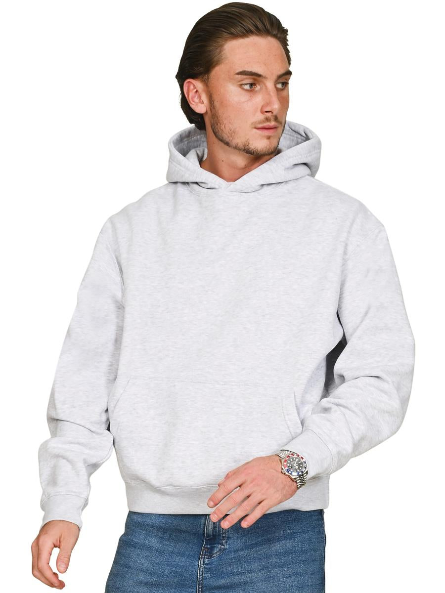 Premium Combed 330 Boxy Oversize Hood — Ash Grey