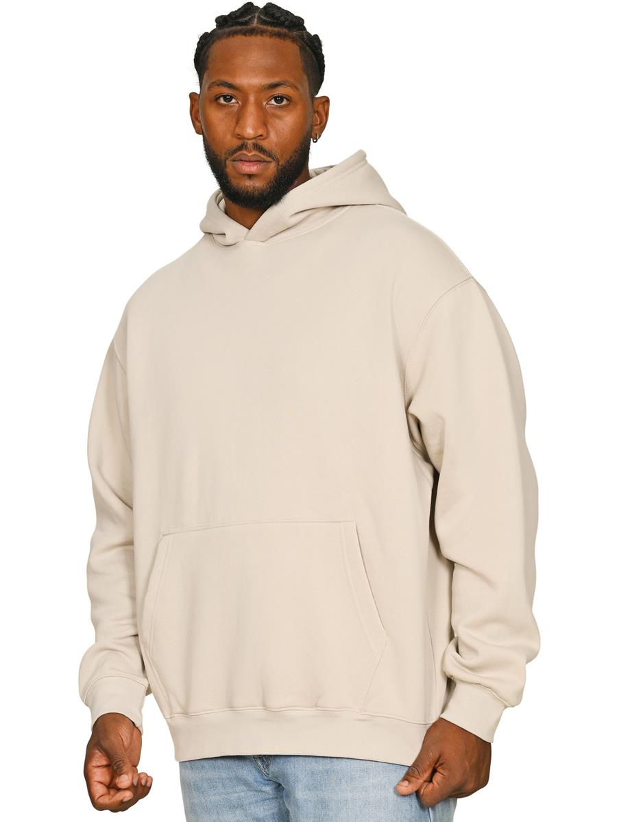 Premium Combed 330 Oversize Hood — Stone