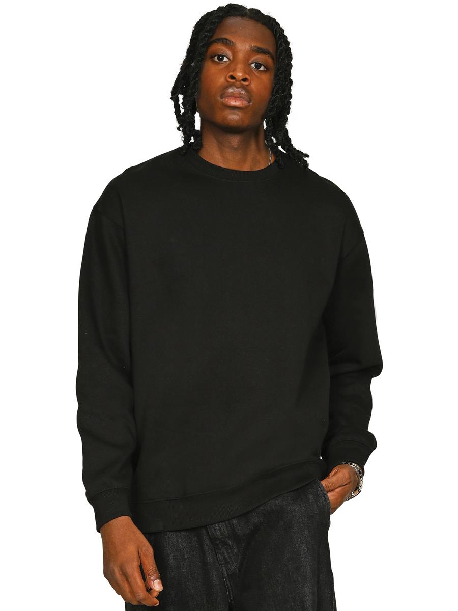 Premium Combed 280 Oversize Sweat — Black