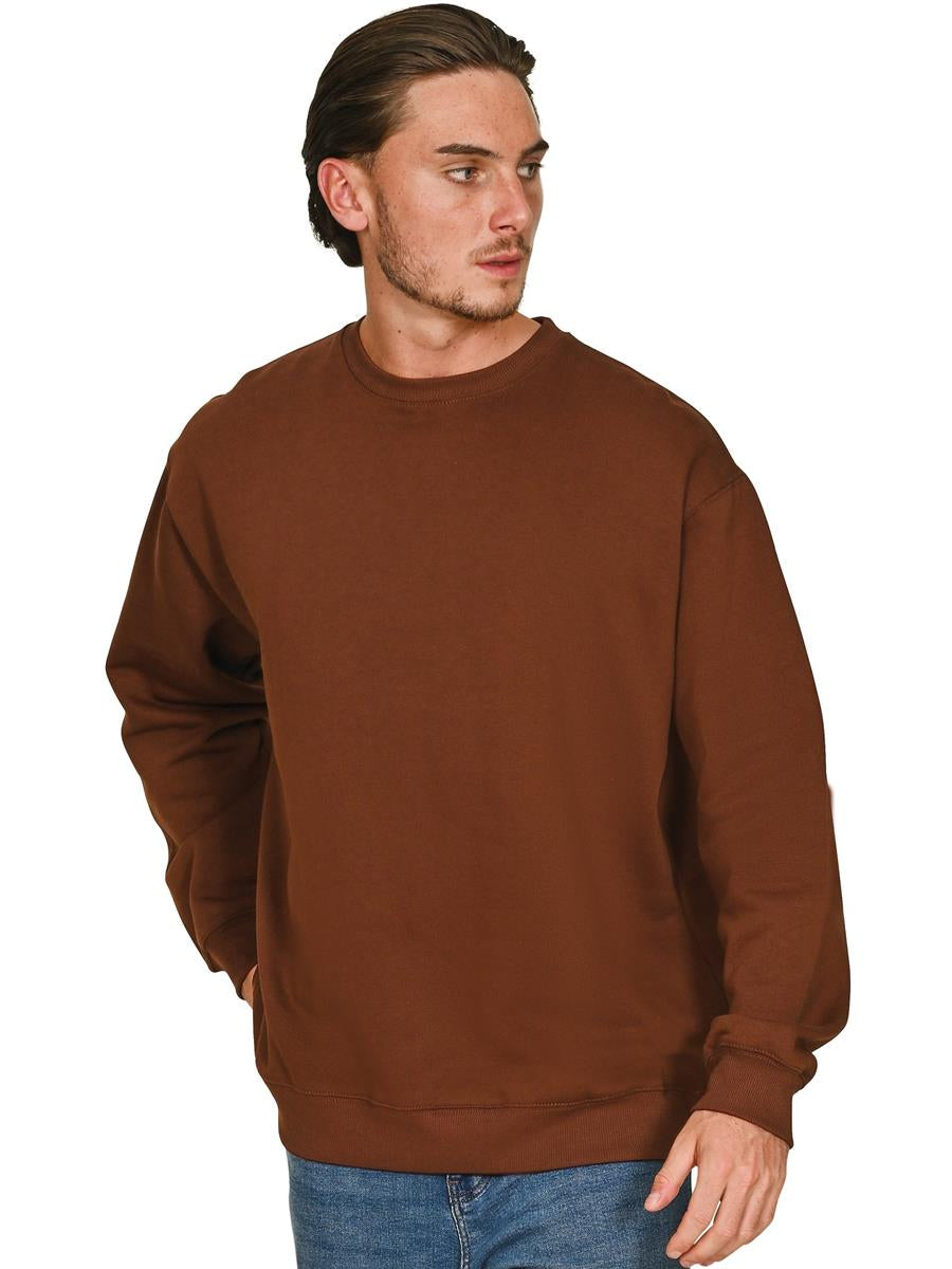 Premium Combed 280 Oversize Sweat — Chocolate