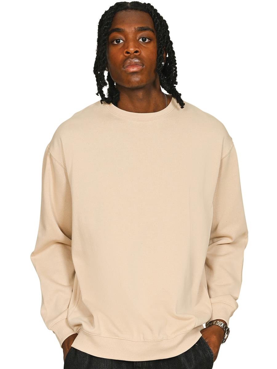 Premium Combed 280 Oversize Sweat — Sand