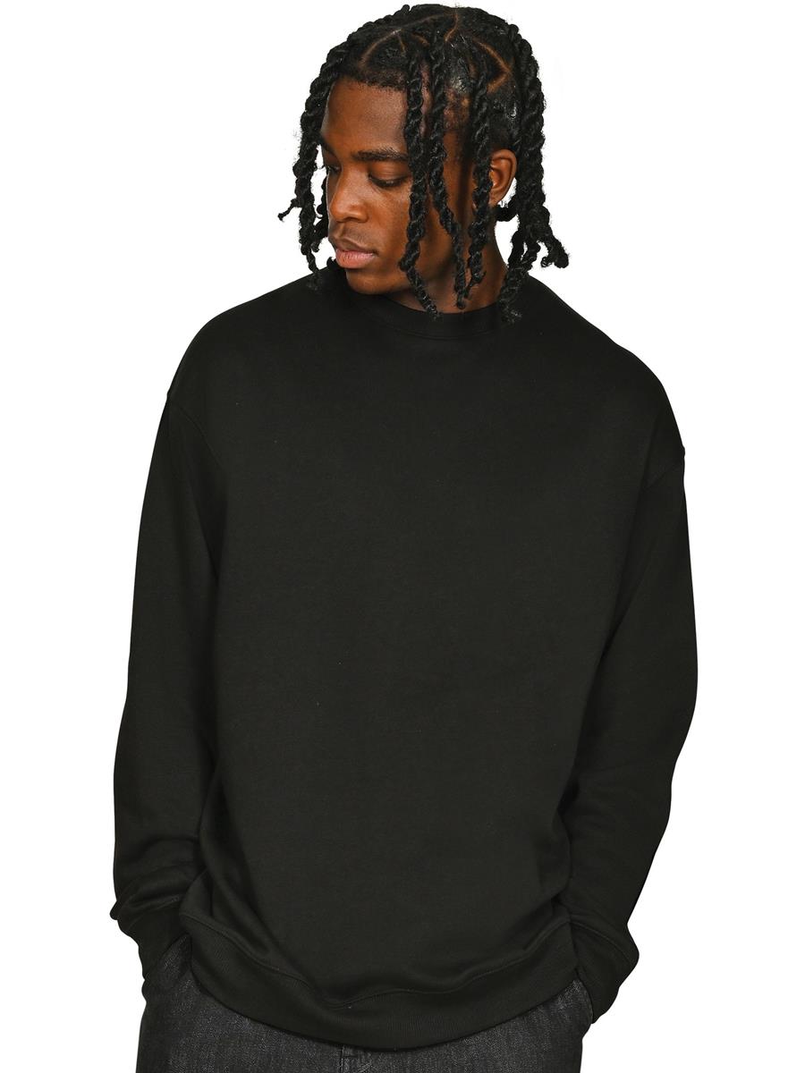 Premium Combed 280 Oversize Sweat Tall — Black