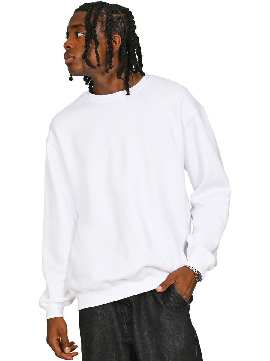 Premium Combed 280 Oversize Sweat Tall — White