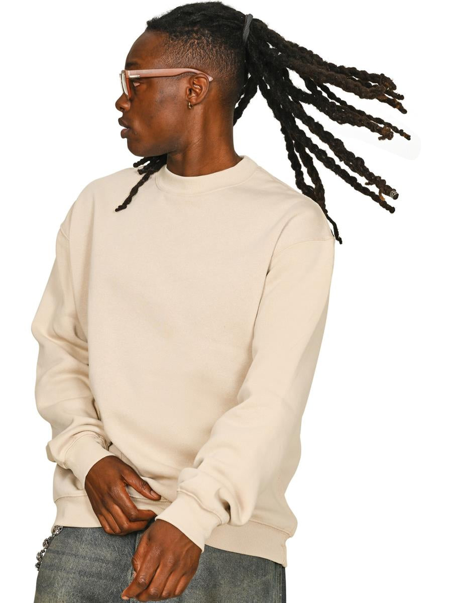 Premium Combed 280 Oversize Extended Neck Sweat Tall — Sand