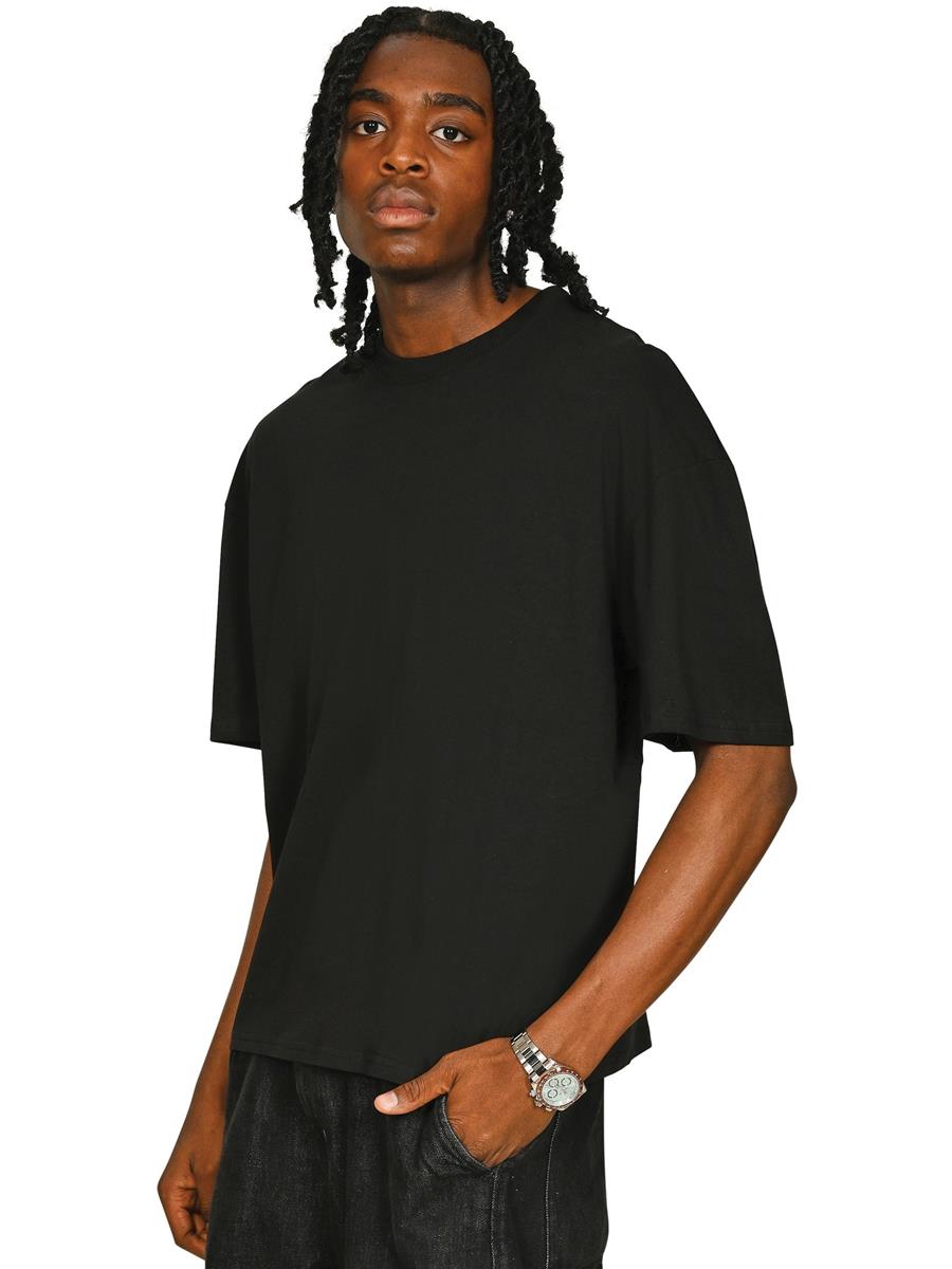 Ringspun Core 150 Boxy Oversize Tall T — Black