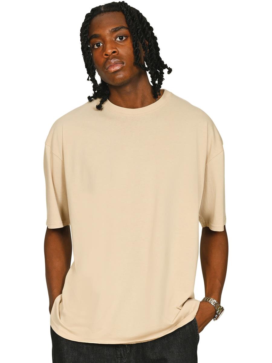 Ringspun Core 150 Oversize Tall T — Sand