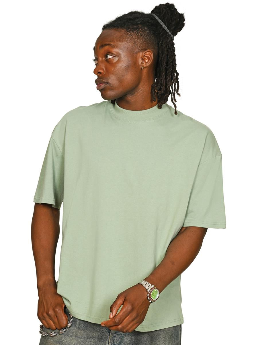 Ringspun Core 150 Oversize Extended Neck T — Sage