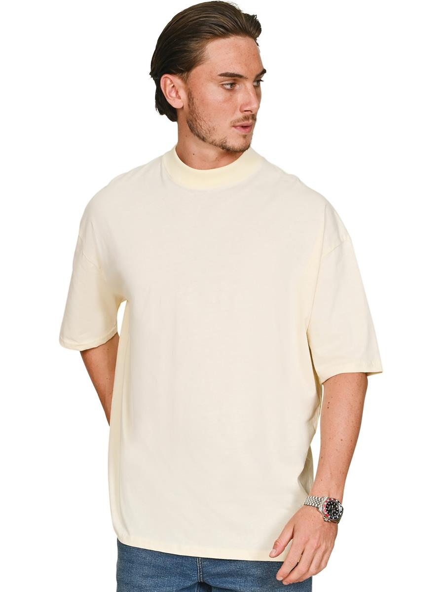 Ringspun Core 150 Oversize Extended Neck Tall T — Ecru