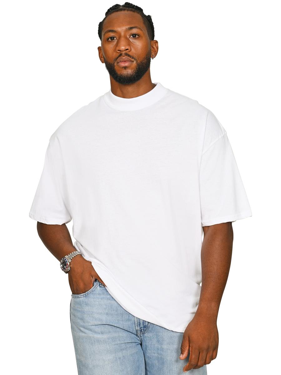 Ringspun Core 150 Oversize Extended Neck Tall T — White
