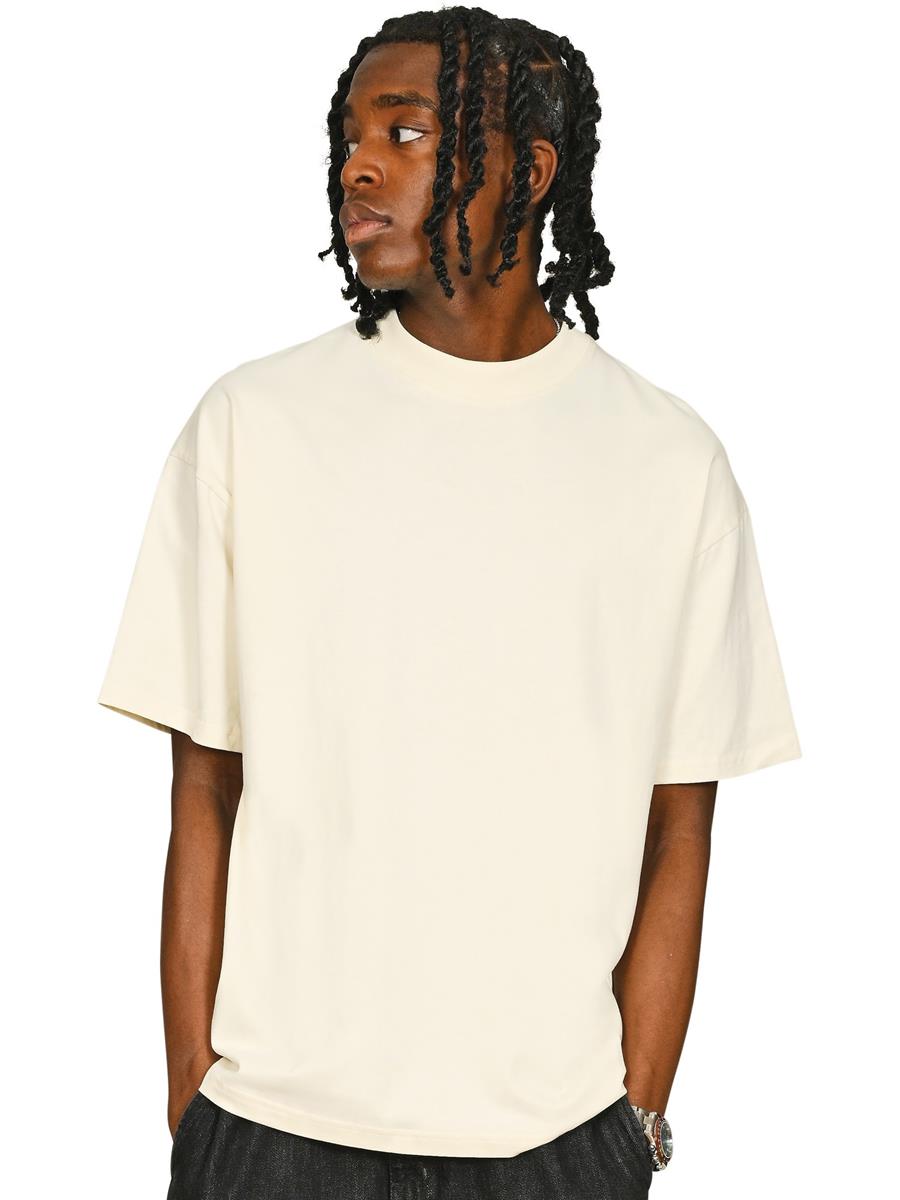 Ringspun 220 Oversize Extended Neck T — Ecru
