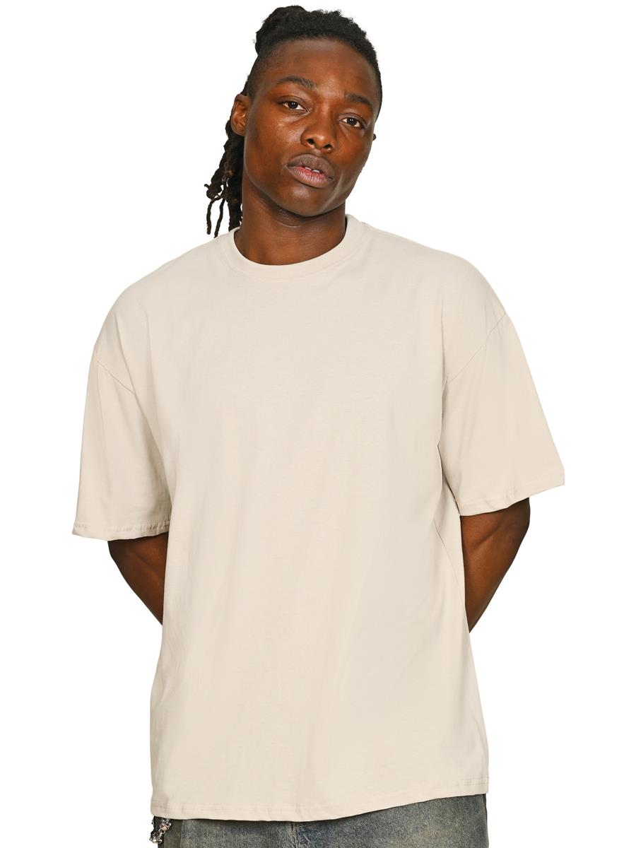 Ringspun Combed 180 Oversize T — Stone