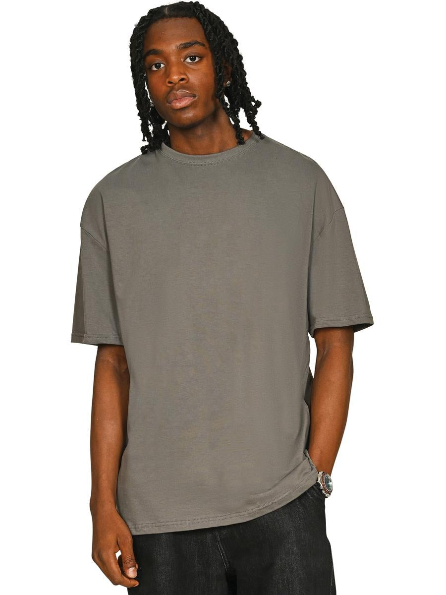 Ringspun Combed 180 Oversize Tall T — Charcoal