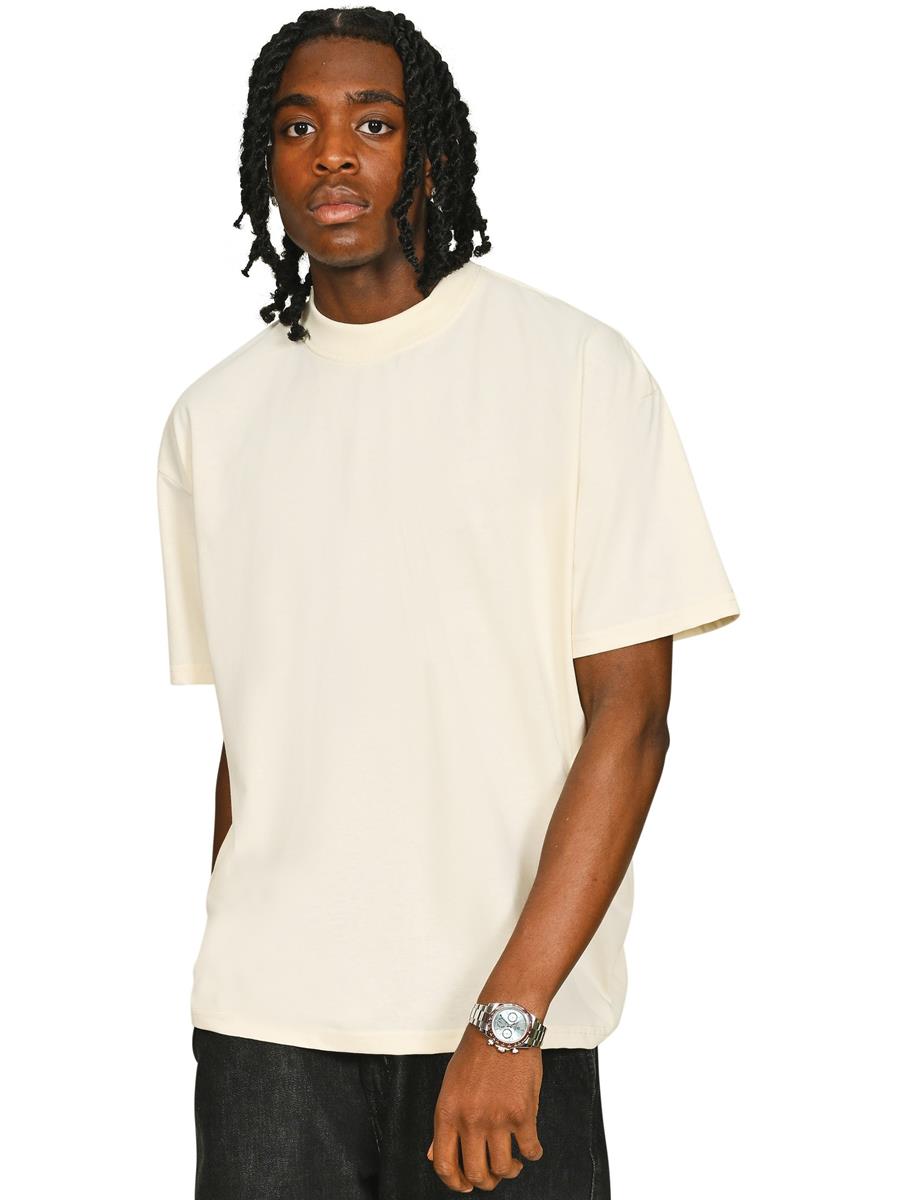 Ringspun Combed 180 Oversize Extended Neck T — Ecru