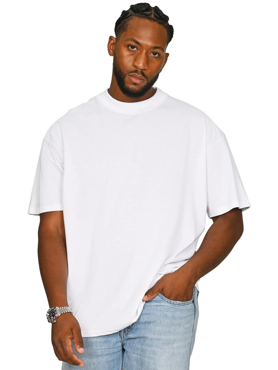 Ringspun Combed 180 Oversize Extended Neck T — White