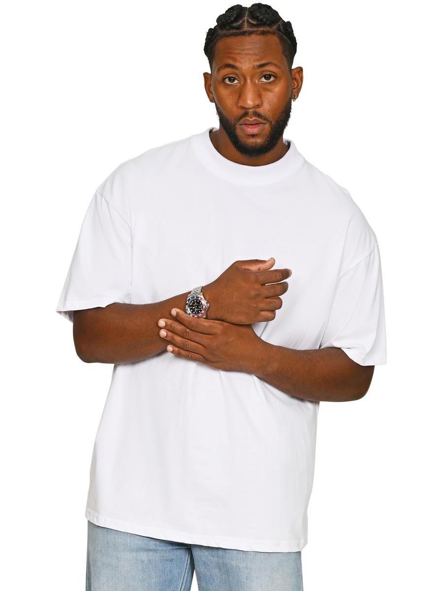 Ringspun Combed 220 Oversize Extended Neck Tall T — White